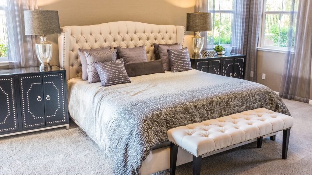 Novilla gel memory foam mattress in comfortable bedroom